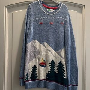 Mini Boden youth sweater. Ski theme. Size 9-10.